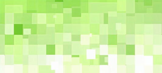 A light green  square background with a vertical mosaic or pixel pattern 