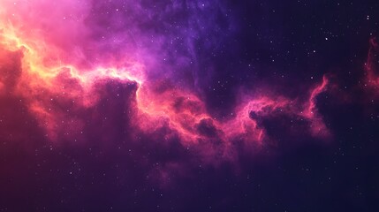 Fototapeta premium Mesmerizing cosmic explosion of vibrant stellar energies in the vast expanse of the universe showcasing the dynamic and captivating nature of the cosmos