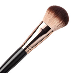 High-Quality Makeup Brush - Cosmetic Beauty Tool with Soft Bristles, Isolated on White Background, Perfect for Foundation, Blending, Contour, and Powder Application - Professional & Stylish Design