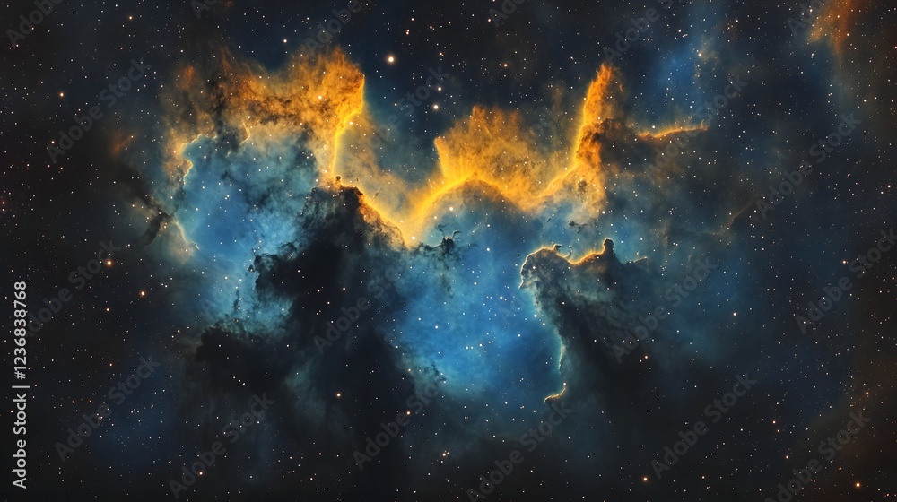 Leinwandbilder spectacular and captivating digital depicting a breathtaking cosmic explosion of vibrant interstella