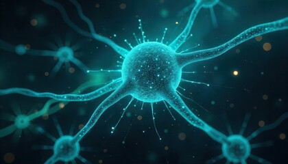 Exploring neurons and their connections laboratory scientific visualization abstract environment microscopic viewpoint neurobiology insights