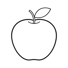 red-apple icon vector illustration
