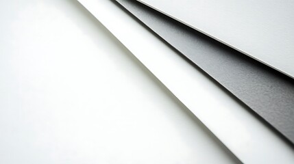 Abstract image of layered white and gray paper
