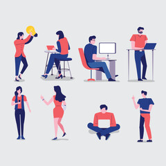 set of worker