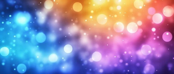 Obraz premium Abstract Colorful Bokeh Background With Lights