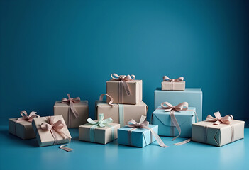 gift boxes on a table