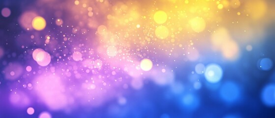 Obraz premium Abstract Colorful Background with Bokeh Lights