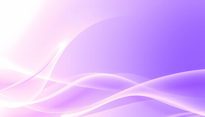 Fototapeta premium Abstract Lavender Flow: Gentle lavender and white waves flow gracefully across the image, creating a serene and calming abstract design.