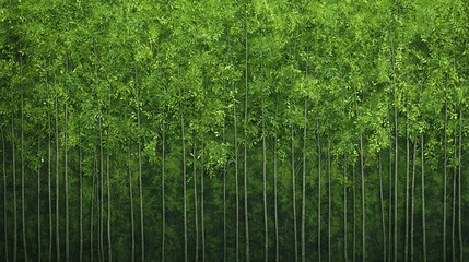 Fototapeta premium Lush green bamboo forest background.