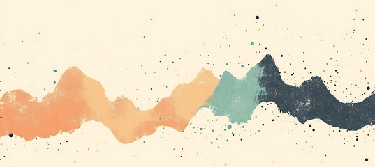 Obraz premium An abstract representation of financial data