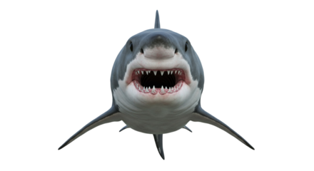shark isolated on transparent background
