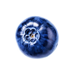 Blueberry isolated on transparent background