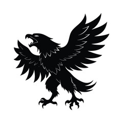 Fototapeta premium eagle with wings