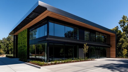 Modern Architectural Design: Sustainable Office Building