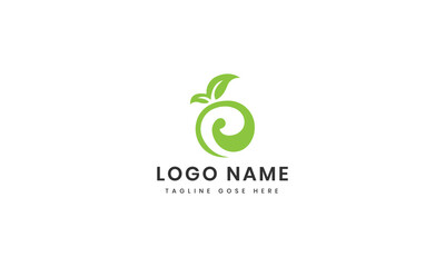 human leaf logo template
