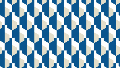 Abstract geometric pattern as alternating diagonal lines. Rectangles that interlock and create a zig-zag or chevron effect