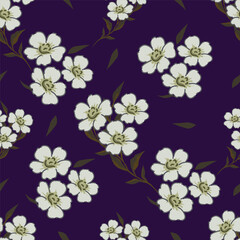 beautiful flowers pattern suitable for textile design or wall decoration