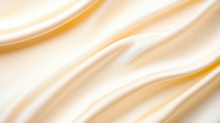 Fototapeta premium pair of gold rings on a white satin fabric background, studio lighting, minimalistic style