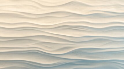 Obraz premium Wavy textured abstract background with soft cream and beige tones
