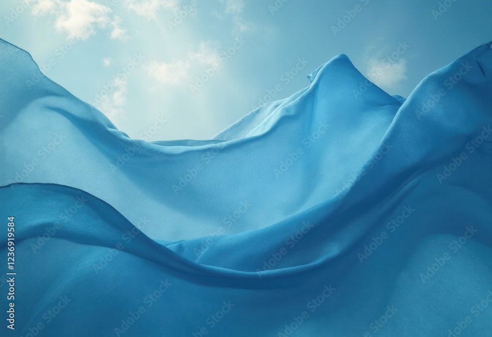 Poster calm and serene ocean background