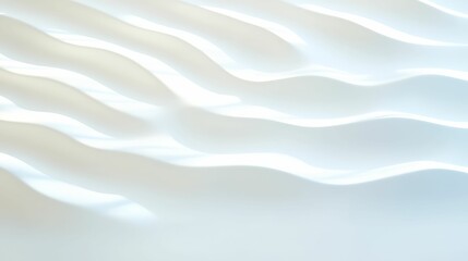 Obraz premium crystal clear water ripple effect on a white surface, bright studio lighting, minimalistic style