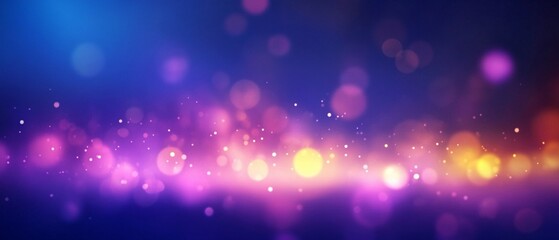 Fototapeta premium Abstract Purple Pink and Blue Bokeh Lights Background