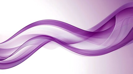 Simple gradient purple abstract background with smooth wave curves flowing