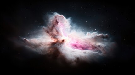 Fototapeta premium Cosmic Nebula, Stellar Cloud, Space Exploration, Background Stars, Science