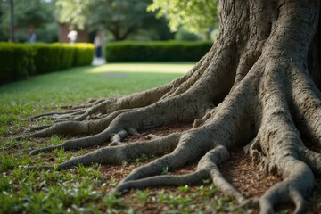 the roots of a tree