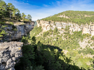 Place known as El escaleron near Una village,, Cuenca mountain range, Spain