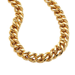 Obraz premium Luxury Gold Rope Chain Necklace with Intricate Twists Isolated on Transparent or blank Background, PNG