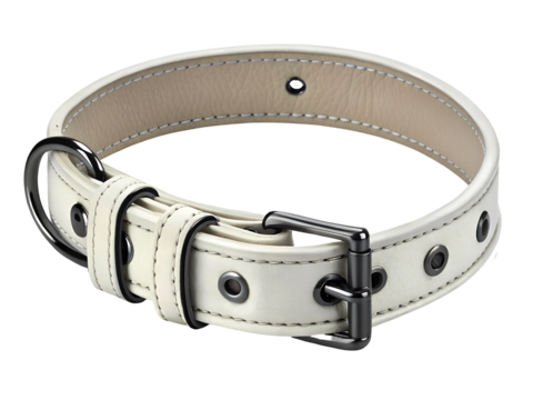 Premium Pet Collar PNG Isolated on White Transparent Background | Stylish Adjustable Dog & Cat Accessory | High-Quality 4K Mockup Template for Branding, Social Media Post, Web Banner & Advertisement
