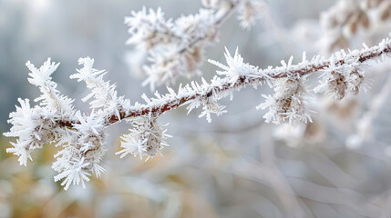 Naklejka premium fantastic winter scene, nature in winter, snow in winter