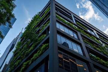 Modern Green Building: Urban Greenery and Sustainable Architecture