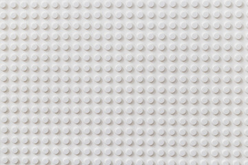 Naklejka premium White background of the LEGO Classic baseplate