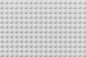Naklejka premium White background of the LEGO Classic baseplate