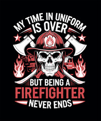 Firefighter T-shirt Design