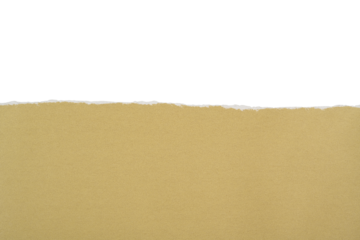 Papel rasgado de color dorado o amarillo, brillante