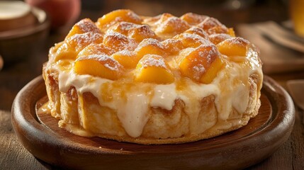 Peachy treats, covered in a doughy crust and topped with creamy goodness. Celebrate National Peach Cobbler Day on April 13!