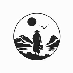 Travel Icon, Simple Logo Minimalism
