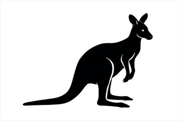 Wallaby silhouettee