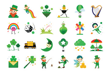 Naklejka premium bandle st. Patrick’s Day, is a fun, whimsical