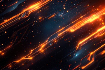 Dynamic light trails abstract digital background graphic design futuristic environment close-up viewpoint creative concept