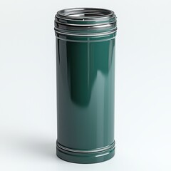 Green stainless steel thermos for hot and cold beverages