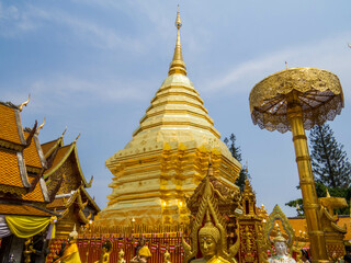 Wat Phra That Doi Sutep, Chiang Mai, Thailand .