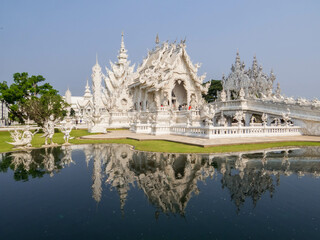 Obraz premium White Temple, Chiang Rai, Thailand