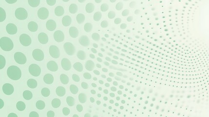 Abstract Green Circle Pattern Background Design