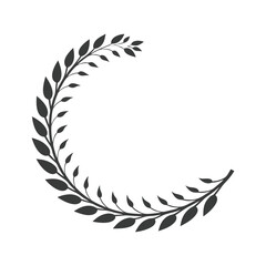 Obraz premium an olive branch with small delicate leaves