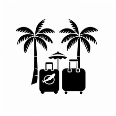 Travel Icon, Simple Logo Minimalism