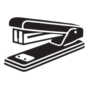 recommend clip art: Office Stapler Silhouette Vector Illustration for Stationery